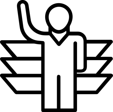 Kazanan Siyah ve Beyaz Logo Simgesi Markalaşma ve Tasarım için PNG Biçiminde