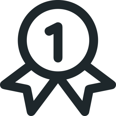 Kazanan Siyah ve Beyaz Logo Simgesi Markalaşma ve Tasarım için PNG Biçiminde