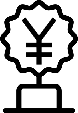 Kazanan Siyah ve Beyaz Logo Simgesi Markalaşma ve Tasarım için PNG Biçiminde