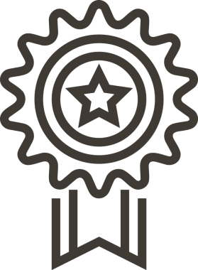 Kazanan Siyah ve Beyaz Logo Simgesi Markalaşma ve Tasarım için PNG Biçiminde