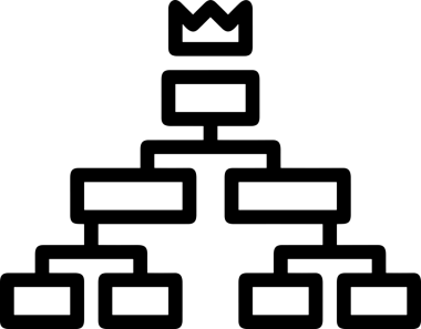 Kazanan Siyah ve Beyaz Logo Simgesi Markalaşma ve Tasarım için PNG Biçiminde