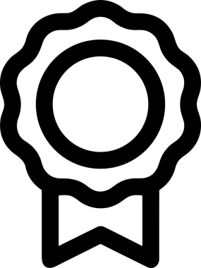 Kazanan Siyah ve Beyaz Logo Simgesi Markalaşma ve Tasarım için PNG Biçiminde