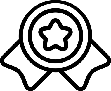 Kazanan Siyah ve Beyaz Logo Simgesi Markalaşma ve Tasarım için PNG Biçiminde