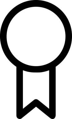 Kazanan Siyah ve Beyaz Logo Simgesi Markalaşma ve Tasarım için PNG Biçiminde