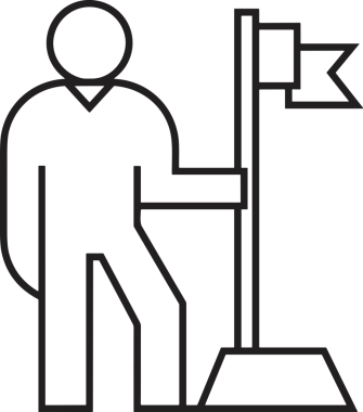 Kazanan Siyah ve Beyaz Logo Simgesi Markalaşma ve Tasarım için PNG Biçiminde