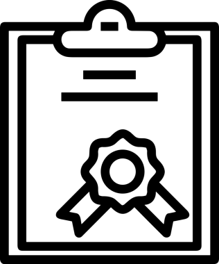 Kazanan Siyah ve Beyaz Logo Simgesi Markalaşma ve Tasarım için PNG Biçiminde