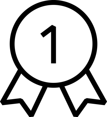 Kazanan Siyah ve Beyaz Logo Simgesi Markalaşma ve Tasarım için PNG Biçiminde