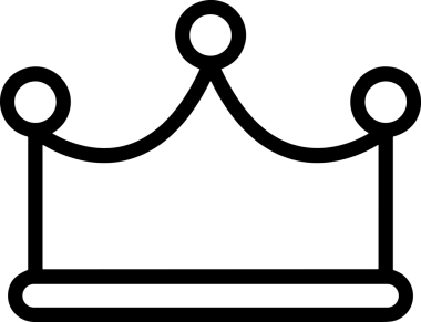 Kazanan Siyah ve Beyaz Logo Simgesi Markalaşma ve Tasarım için PNG Biçiminde