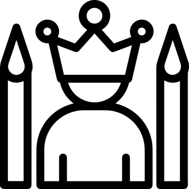 Kazanan Siyah ve Beyaz Logo Simgesi Markalaşma ve Tasarım için PNG Biçiminde