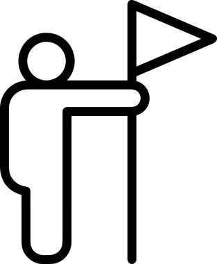 Kazanan Siyah ve Beyaz Logo Simgesi Markalaşma ve Tasarım için PNG Biçiminde