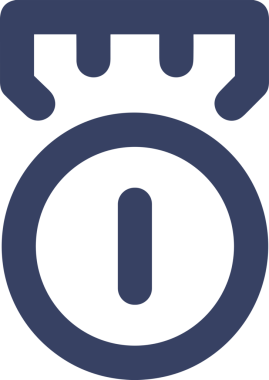 Kazanan Siyah ve Beyaz Logo Simgesi Markalaşma ve Tasarım için PNG Biçiminde