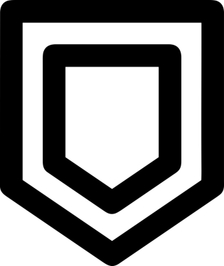 Kazanan Siyah ve Beyaz Logo Simgesi Markalaşma ve Tasarım için PNG Biçiminde