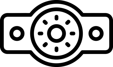 Kazanan Siyah ve Beyaz Logo Simgesi Markalaşma ve Tasarım için PNG Biçiminde