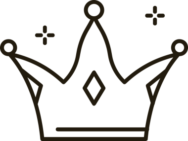 Kazanan Siyah ve Beyaz Logo Simgesi Markalaşma ve Tasarım için PNG Biçiminde