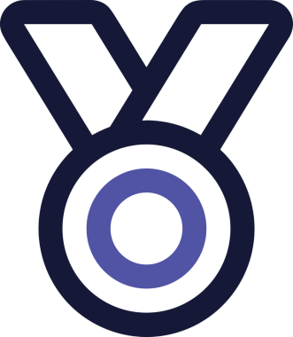 Kazanan Siyah ve Beyaz Logo Simgesi Markalaşma ve Tasarım için PNG Biçiminde