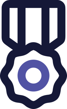 Kazanan Siyah ve Beyaz Logo Simgesi Markalaşma ve Tasarım için PNG Biçiminde