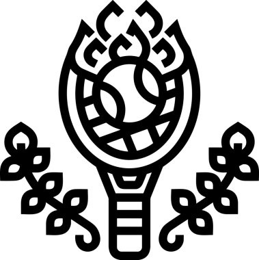 Kazanan Siyah ve Beyaz Logo Simgesi Markalaşma ve Tasarım için PNG Biçiminde