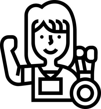 Kazanan Siyah ve Beyaz Logo Simgesi Markalaşma ve Tasarım için PNG Biçiminde