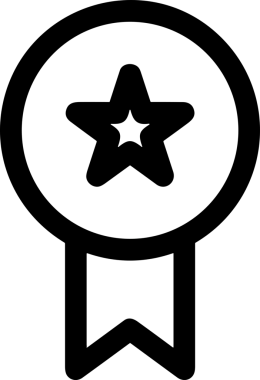 Kazanan Siyah ve Beyaz Logo Simgesi Markalaşma ve Tasarım için PNG Biçiminde