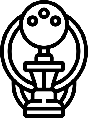 Kazanan Siyah ve Beyaz Logo Simgesi Markalaşma ve Tasarım için PNG Biçiminde