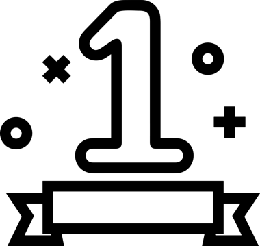 Kazanan Siyah ve Beyaz Logo Simgesi Markalaşma ve Tasarım için PNG Biçiminde