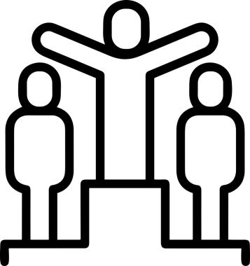 Kazanan Siyah ve Beyaz Logo Simgesi Markalaşma ve Tasarım için PNG Biçiminde