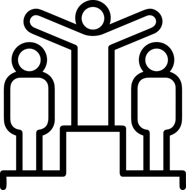 Kazanan Siyah ve Beyaz Logo Simgesi Markalaşma ve Tasarım için PNG Biçiminde