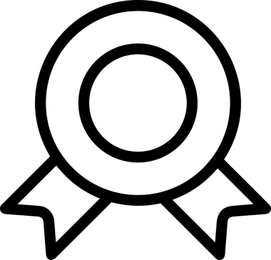 Kazanan Siyah ve Beyaz Logo Simgesi Markalaşma ve Tasarım için PNG Biçiminde