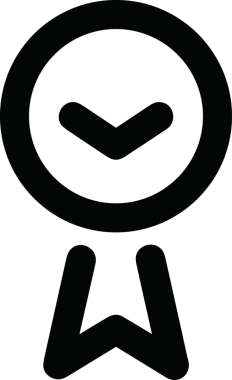 Kazanan Siyah ve Beyaz Logo Simgesi Markalaşma ve Tasarım için PNG Biçiminde