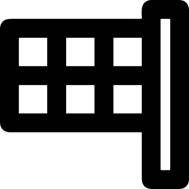 Kazanan Siyah ve Beyaz Logo Simgesi Markalaşma ve Tasarım için PNG Biçiminde