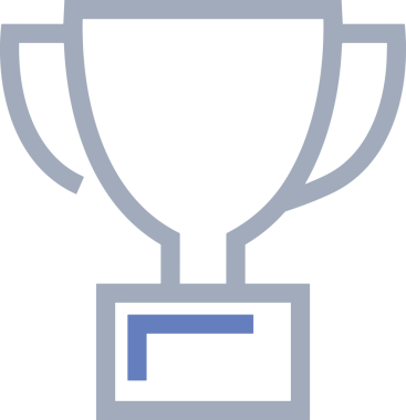 Kazanan Siyah ve Beyaz Logo Simgesi Markalaşma ve Tasarım için PNG Biçiminde