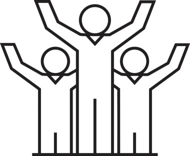 Kazanan Siyah ve Beyaz Logo Simgesi Markalaşma ve Tasarım için PNG Biçiminde