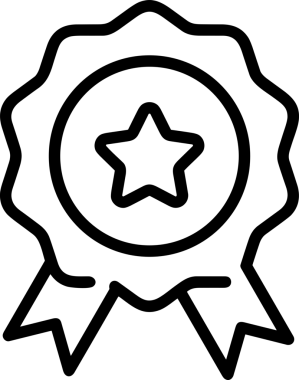 Kazanan Siyah ve Beyaz Logo Simgesi Markalaşma ve Tasarım için PNG Biçiminde