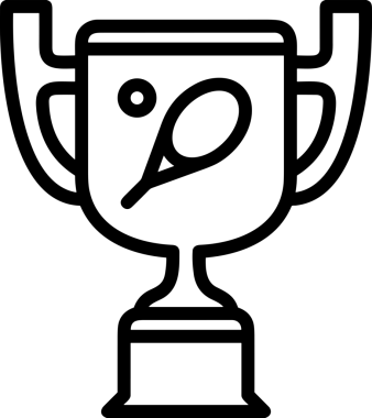Kazanan Siyah ve Beyaz Logo Simgesi Markalaşma ve Tasarım için PNG Biçiminde