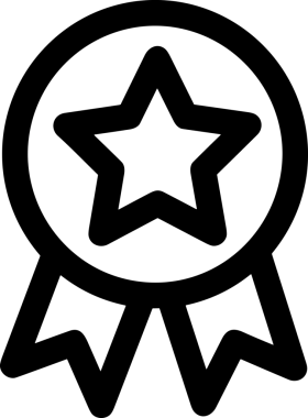 Kazanan Siyah ve Beyaz Logo Simgesi Markalaşma ve Tasarım için PNG Biçiminde