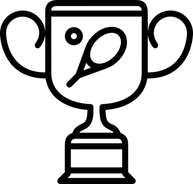 Kazanan Siyah ve Beyaz Logo Simgesi Markalaşma ve Tasarım için PNG Biçiminde