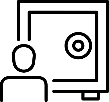 Kazanan Siyah ve Beyaz Logo Simgesi Markalaşma ve Tasarım için PNG Biçiminde