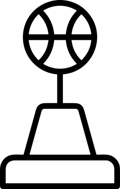 Kazanan Siyah ve Beyaz Logo Simgesi Markalaşma ve Tasarım için PNG Biçiminde