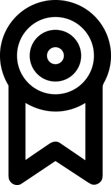 Kazanan Siyah ve Beyaz Logo Simgesi Markalaşma ve Tasarım için PNG Biçiminde