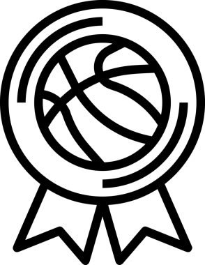 Kazanan Siyah ve Beyaz Logo Simgesi Markalaşma ve Tasarım için PNG Biçiminde