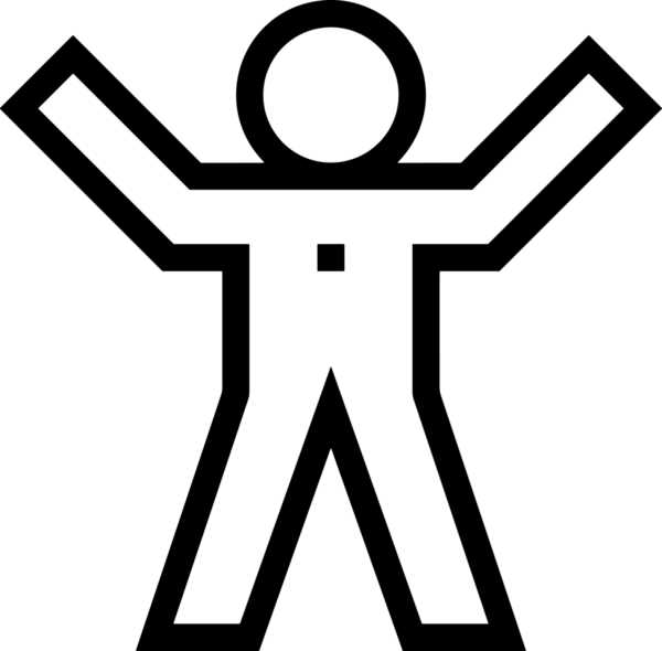 Kazanan Siyah ve Beyaz Logo Simgesi Markalaşma ve Tasarım için PNG Biçiminde
