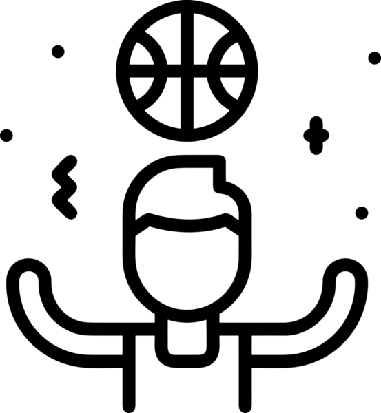 Kazanan Siyah ve Beyaz Logo Simgesi Markalaşma ve Tasarım için PNG Biçiminde