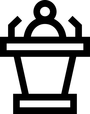 Kazanan Siyah ve Beyaz Logo Simgesi Markalaşma ve Tasarım için PNG Biçiminde