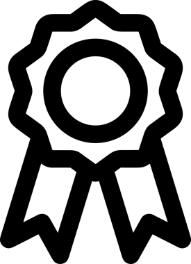 Kazanan Siyah ve Beyaz Logo Simgesi Markalaşma ve Tasarım için PNG Biçiminde