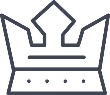 Kazanan Siyah ve Beyaz Logo Simgesi Markalaşma ve Tasarım için PNG Biçiminde