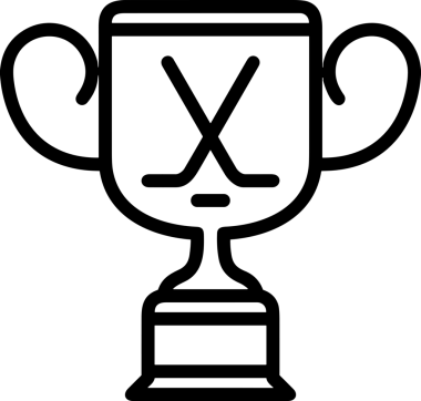Kazanan Siyah ve Beyaz Logo Simgesi Markalaşma ve Tasarım için PNG Biçiminde