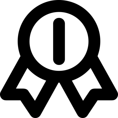 Kazanan Siyah ve Beyaz Logo Simgesi Markalaşma ve Tasarım için PNG Biçiminde
