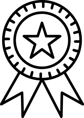 Kazanan Siyah ve Beyaz Logo Simgesi Markalaşma ve Tasarım için PNG Biçiminde