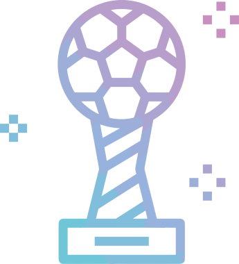 Kazanan Siyah ve Beyaz Logo Simgesi Markalaşma ve Tasarım için PNG Biçiminde
