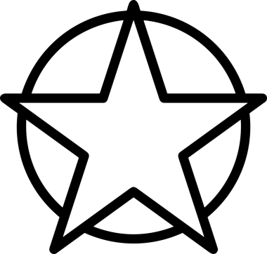 Kazanan Siyah ve Beyaz Logo Simgesi Markalaşma ve Tasarım için PNG Biçiminde